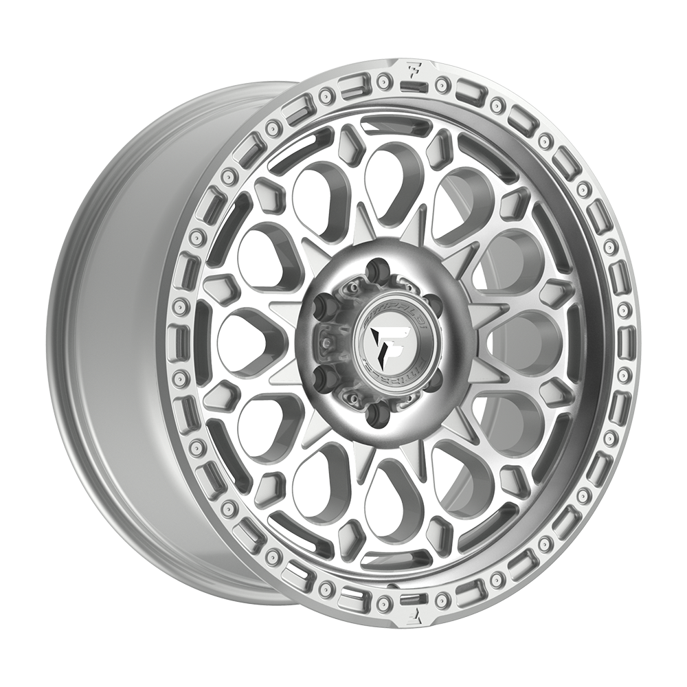 Fittipaldi FT101 20X9 +18 Gloss Silver with Machined Face and Undercut