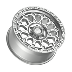 Fittipaldi FT101 20X9 +18 Gloss Silver with Machined Face and Undercut