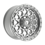 Fittipaldi FT101 20X9 +18 Gloss Silver with Machined Face and Undercut