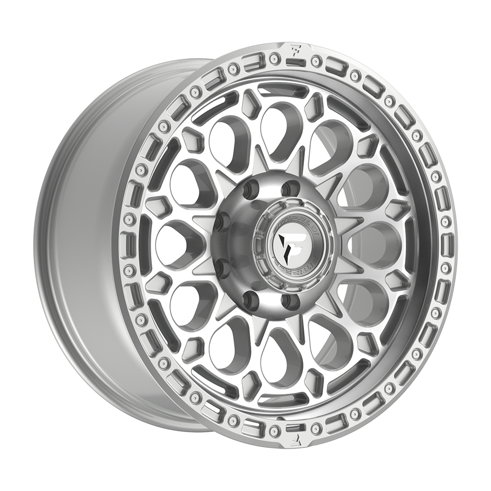 Fittipaldi FT101 20X9 +18 Gloss Silver with Machined Face and Undercut