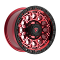 Fittipaldi FT101 18X9 +18 Gloss Red with Machined Face, Red Tint, and Satin Black Lip