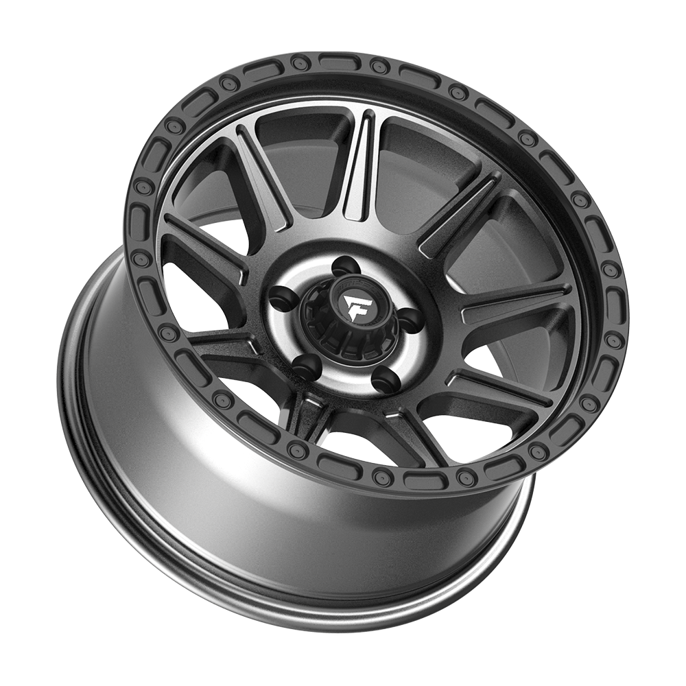 Fittipaldi FT104 17X9 -12 Satin Anthracite with Satin Black Lip