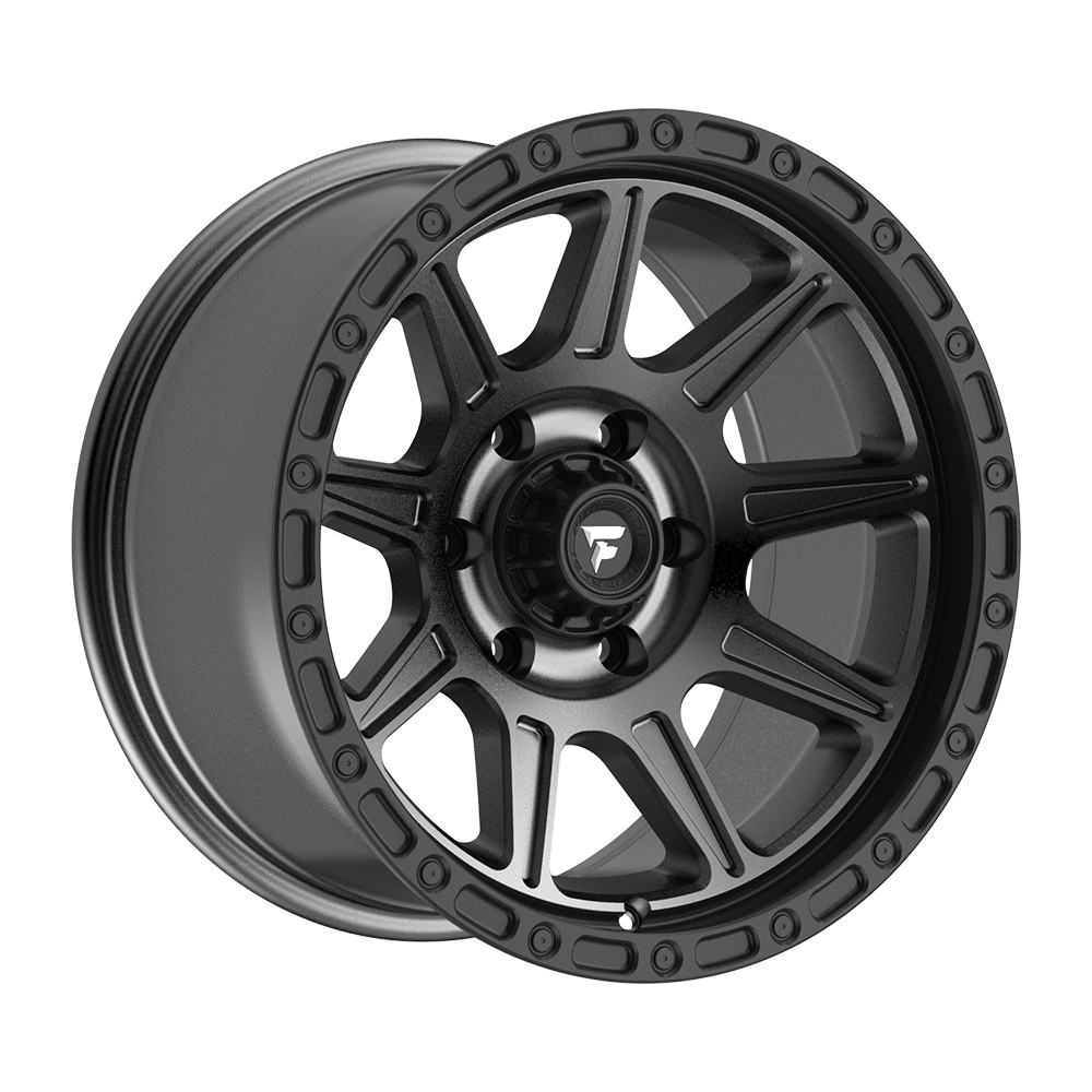 Fittipaldi FT104 17X9 -6 Satin Anthracite with Satin Black Lip