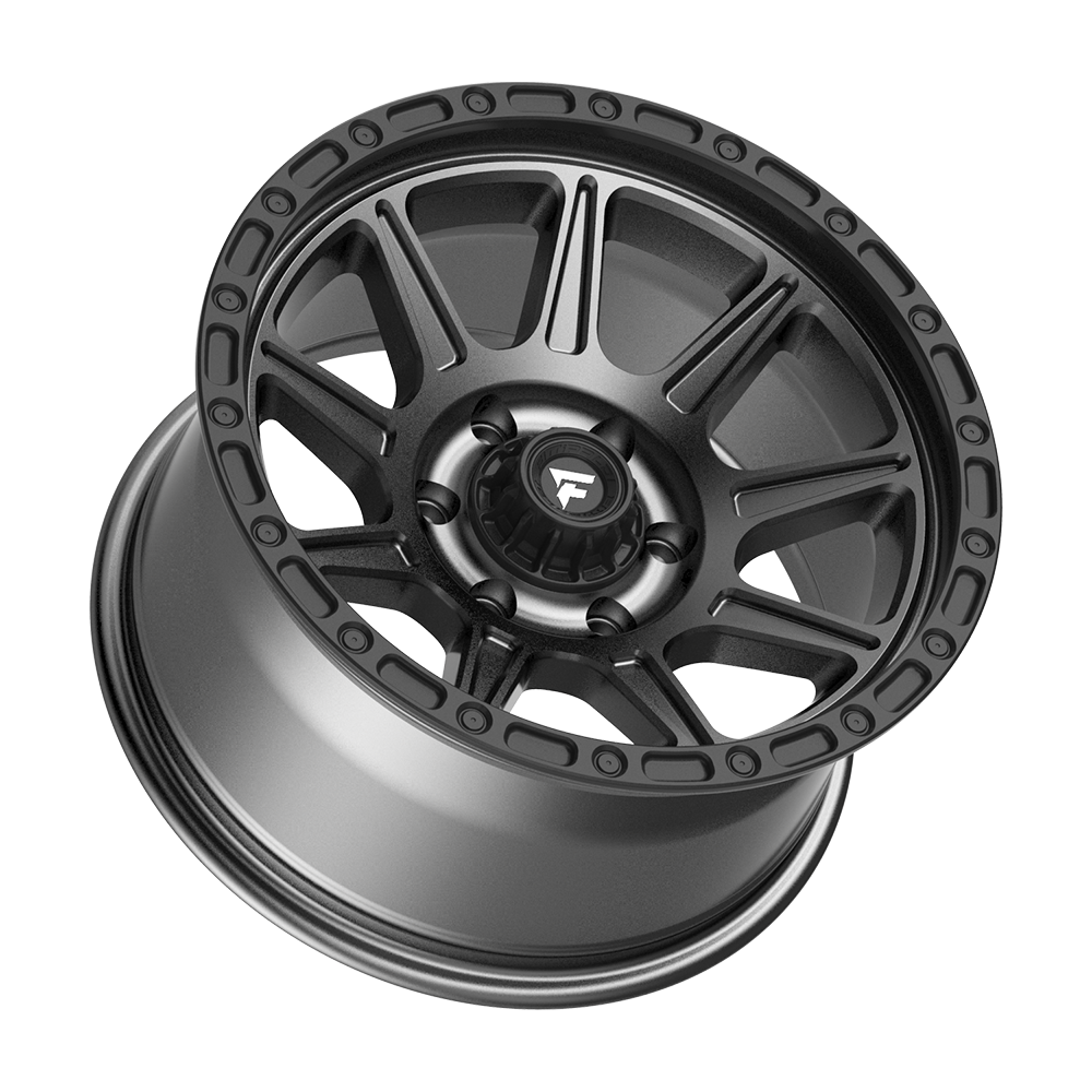 Fittipaldi FT104 17X9 -6 Satin Anthracite with Satin Black Lip
