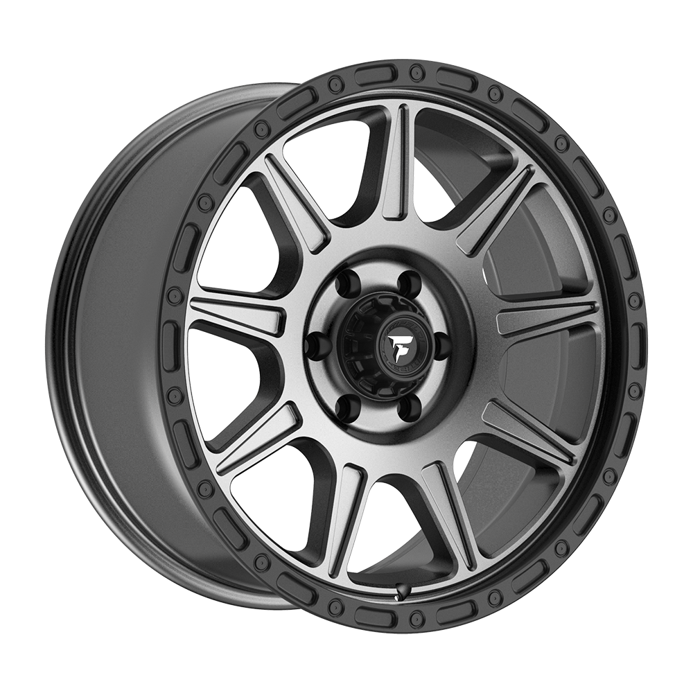 Fittipaldi FT104 20X9 +18 Satin Anthracite with Satin Black Lip