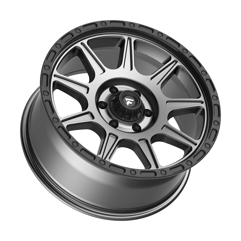 Fittipaldi FT104 20X9 +18 Satin Anthracite with Satin Black Lip