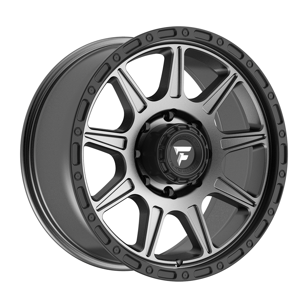 Fittipaldi FT104 20X9 +18 Satin Anthracite with Satin Black Lip