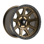 Fittipaldi FT104 17X9 -12 Satin Bronze with Satin Black Lip