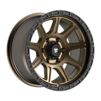 Fittipaldi FT104 17X9 -12 Satin Bronze with Satin Black Lip