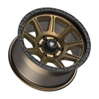 Fittipaldi FT104 17X9 -12 Satin Bronze with Satin Black Lip