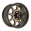 Fittipaldi FT104 20X9 +18 Satin Bronze with Satin Black Lip