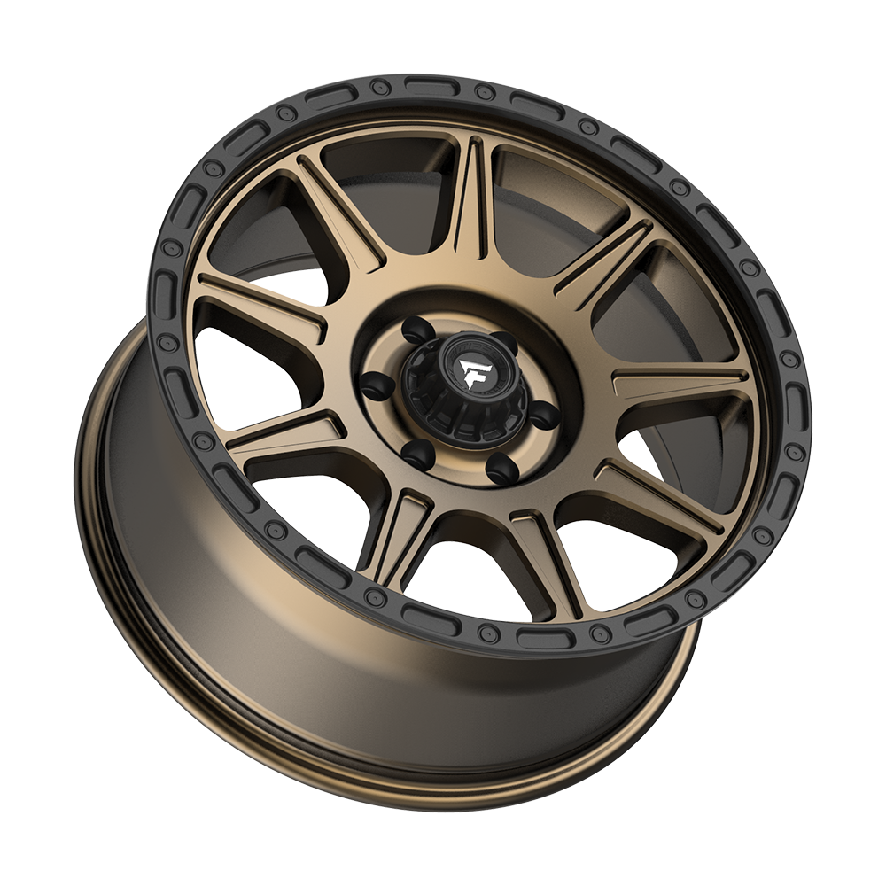 Fittipaldi FT104 20X9 +18 Satin Bronze with Satin Black Lip