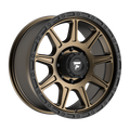 Fittipaldi FT104 20X9 +18 Satin Bronze with Satin Black Lip