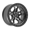 Fittipaldi FT112 17x9 -12 Satin Anthracite with Black Ring