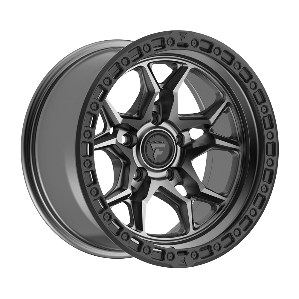Fittipaldi FT112 17x9 -12 Satin Anthracite with Black Ring