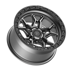 Fittipaldi FT112 17x9 -12 Satin Anthracite with Black Ring
