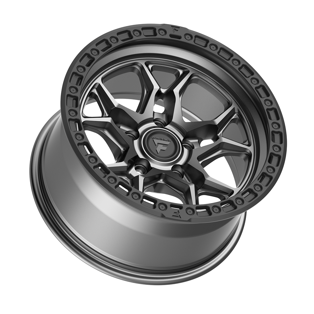 Fittipaldi FT112 17x9 -12 Satin Anthracite with Black Ring