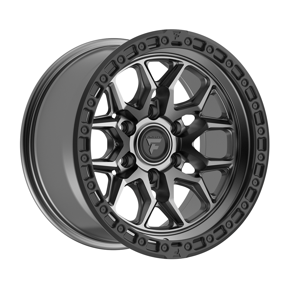 Fittipaldi FT112 17x9 -12 Satin Anthracite with Black Ring