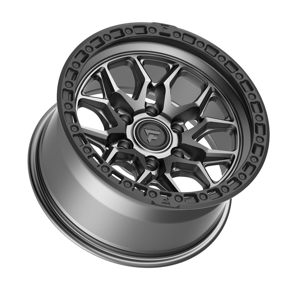 Fittipaldi FT112 17x9 -12 Satin Anthracite with Black Ring
