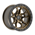 Fittipaldi FT112 17x9 -12 Satin Bronze with Satin Black Lip