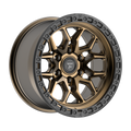 Fittipaldi FT112 17x9 -12 Satin Bronze with Satin Black Lip