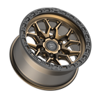 Fittipaldi FT112 17x9 -12 Satin Bronze with Satin Black Lip