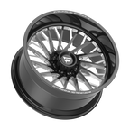 Fittipaldi FTF501 24X12 -44 Gloss Black Milled
