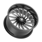 Fittipaldi FTF503 24X12 -44 Gloss Black Milled