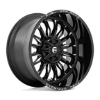 Fuel 1Pc D795 Arc 22X12 -44 Gloss Black Milled
