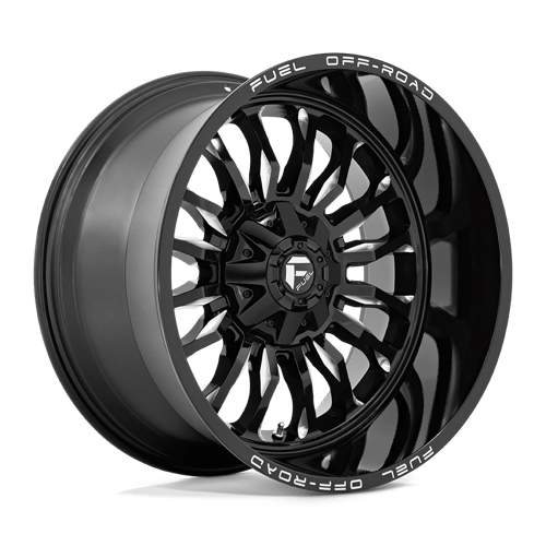 Fuel 1Pc D795 Arc 22X12 -44 Gloss Black Milled