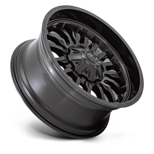Fuel 1Pc D796 Arc 22X12 -44 Matte Black W/ Gloss Black Lip