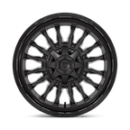 Fuel 1Pc D796 Arc 22X10 -18 Matte Black W/ Gloss Black Lip