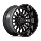 Fuel 1Pc D796 Arc 22X12 -44 Matte Black W/ Gloss Black Lip