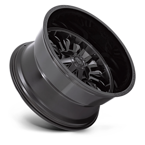 Fuel 1Pc D796 Arc 22X12 -44 Matte Black W/ Gloss Black Lip