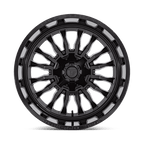 Fuel 1Pc D796 Arc 22X12 -44 Matte Black W/ Gloss Black Lip
