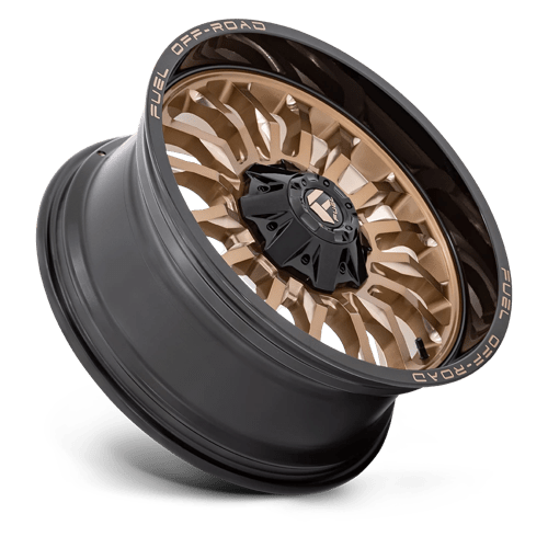 Fuel 1Pc D797 Arc 20X9 +1 Platinum Bronze W/ Black Lip