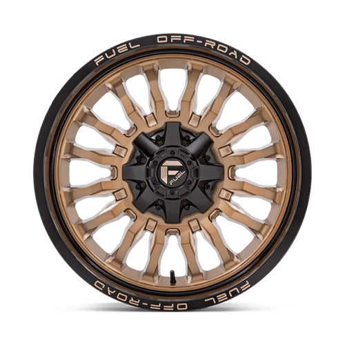Fuel 1Pc D797 Arc 20X9 +1 Platinum Bronze W/ Black Lip