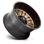 Fuel 1Pc D797 Arc 22X12 -44 Platinum Bronze W/ Black Lip