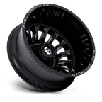 Fuel 1Pc D868 Arc Dually 20X8.25 -227 Gloss Black Milled