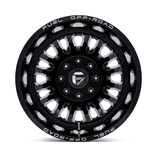 Fuel 1Pc D868 Arc Dually 20X8.25 -227 Gloss Black Milled