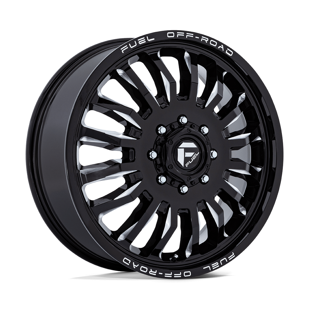 Fuel 1Pc D868 Arc Dually 22X8.25 -227 Gloss Black Milled