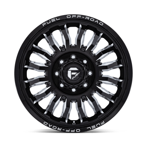 Fuel 1Pc D868 Arc Dually 22X8.25 -265 Gloss Black Milled