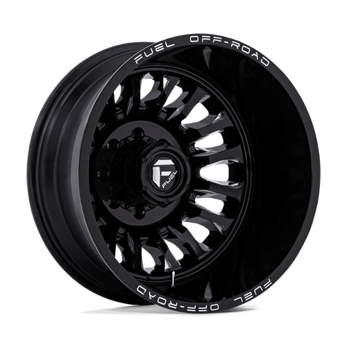 Fuel 1Pc D868 Arc Dually 22X8.25 -227 Gloss Black Milled