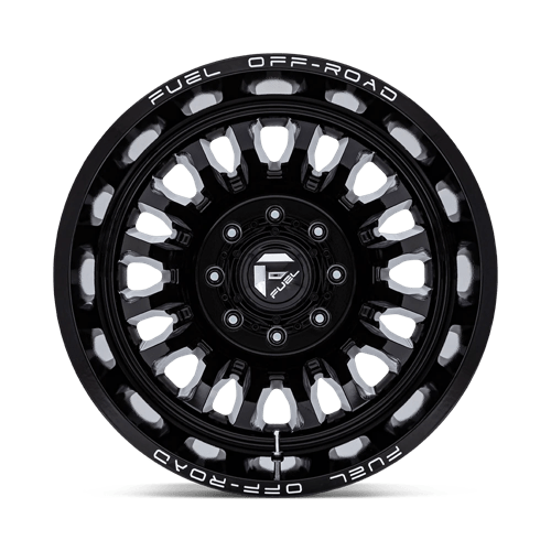 Fuel 1Pc D868 Arc Dually 22X8.25 -227 Gloss Black Milled