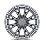 Fuel 1Pc Fc402 Catalyst 22X10 -18 Platinum W/ Chrome Lip