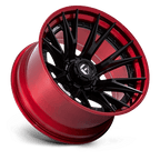 Fuel 1Pc Fc402 Catalyst 20X9 +1 Matte Black W/ Candy Red Lip