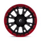 Fuel 1Pc Fc402 Catalyst 20X9 +1 Matte Black W/ Candy Red Lip