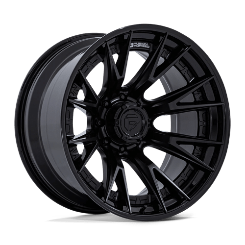 Fuel 1Pc Fc402 Catalyst 20X9 +1 Matte Black W/ Gloss Black Lip