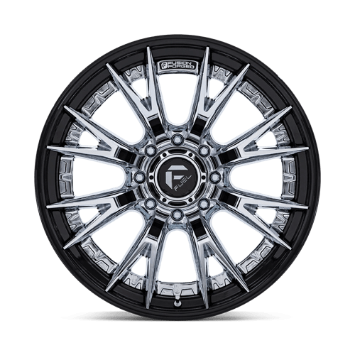 Fuel 1Pc Fc402 Catalyst 22X10 -18 Chrome W/ Gloss Black Lip