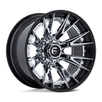 Fuel 1Pc Fc402 Catalyst 24X12 -44 Chrome W/ Gloss Black Lip